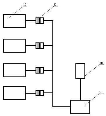 Electro-thermal mulching film heating device