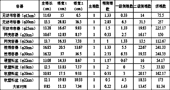 Sweet persimmon container seedling culture substrate and seedling culture method thereof