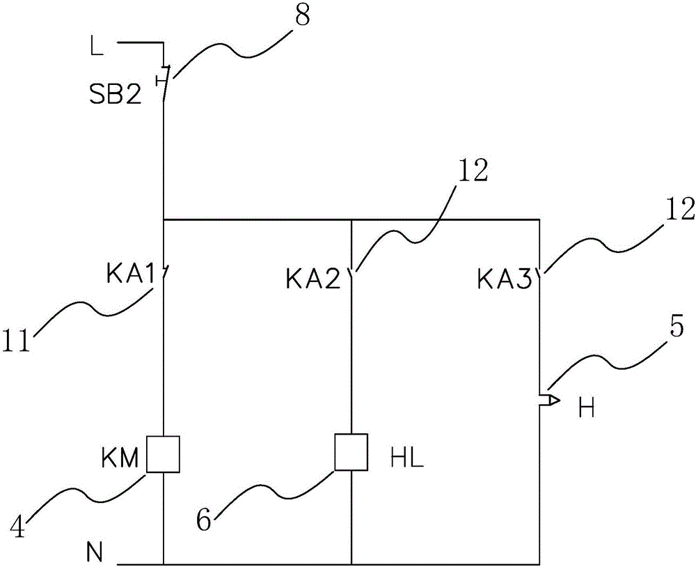 Monitoring and alarming device for bare wire of enameled wire