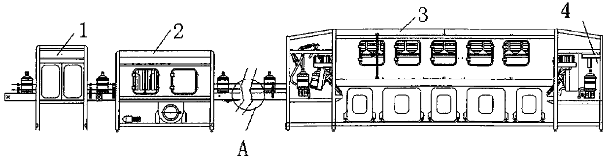 Fully-automatic filling system for barreled water