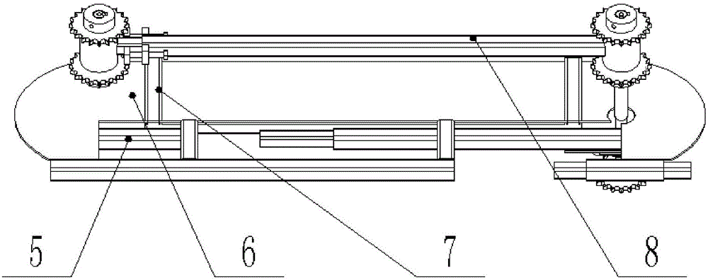 Seedling distribution device of pot seedling transplanter