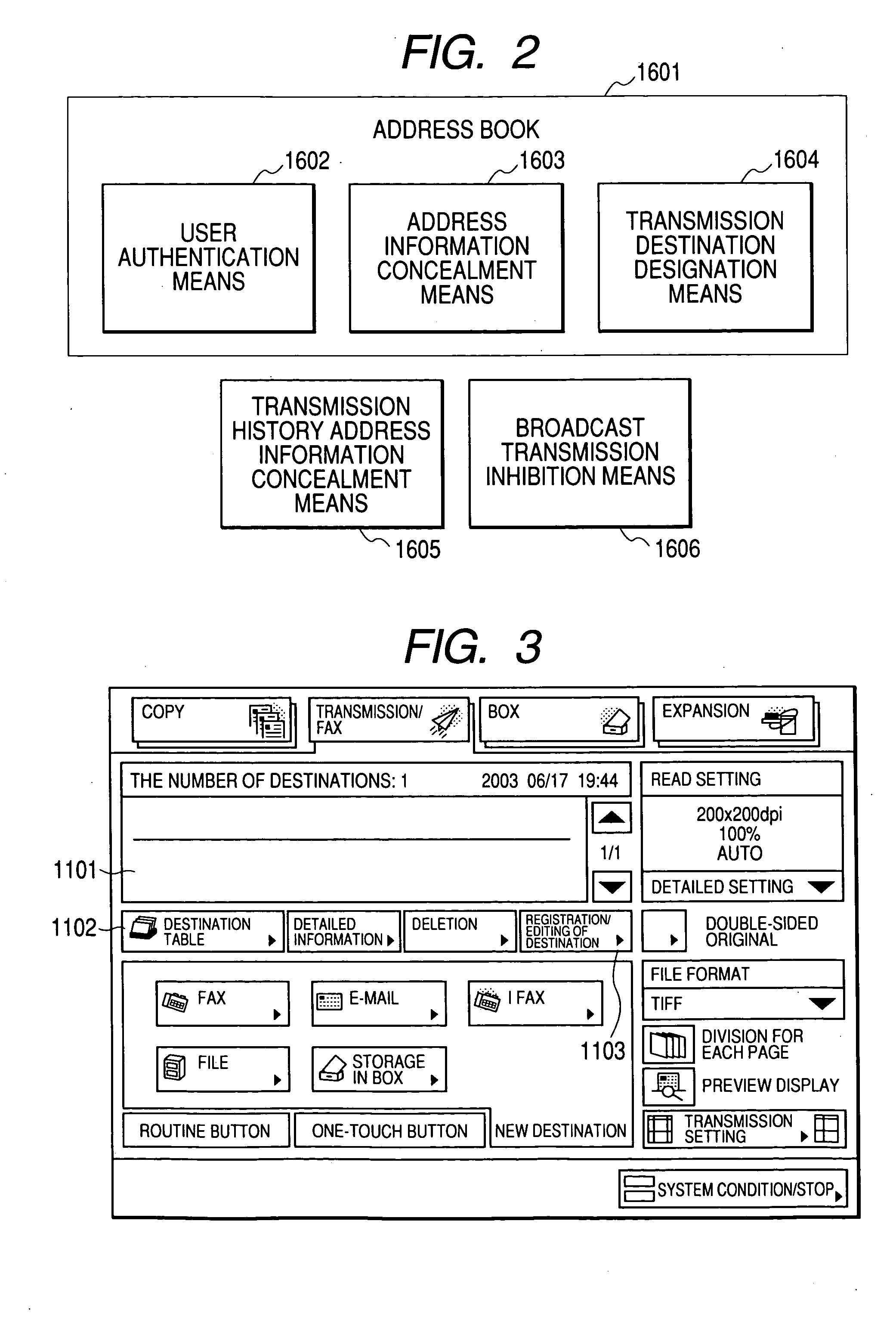 Information transmission apparatus, data transmission apparatus, information transmission destination designating method, data transmitting designating method, data transmitting method, program and storage medium