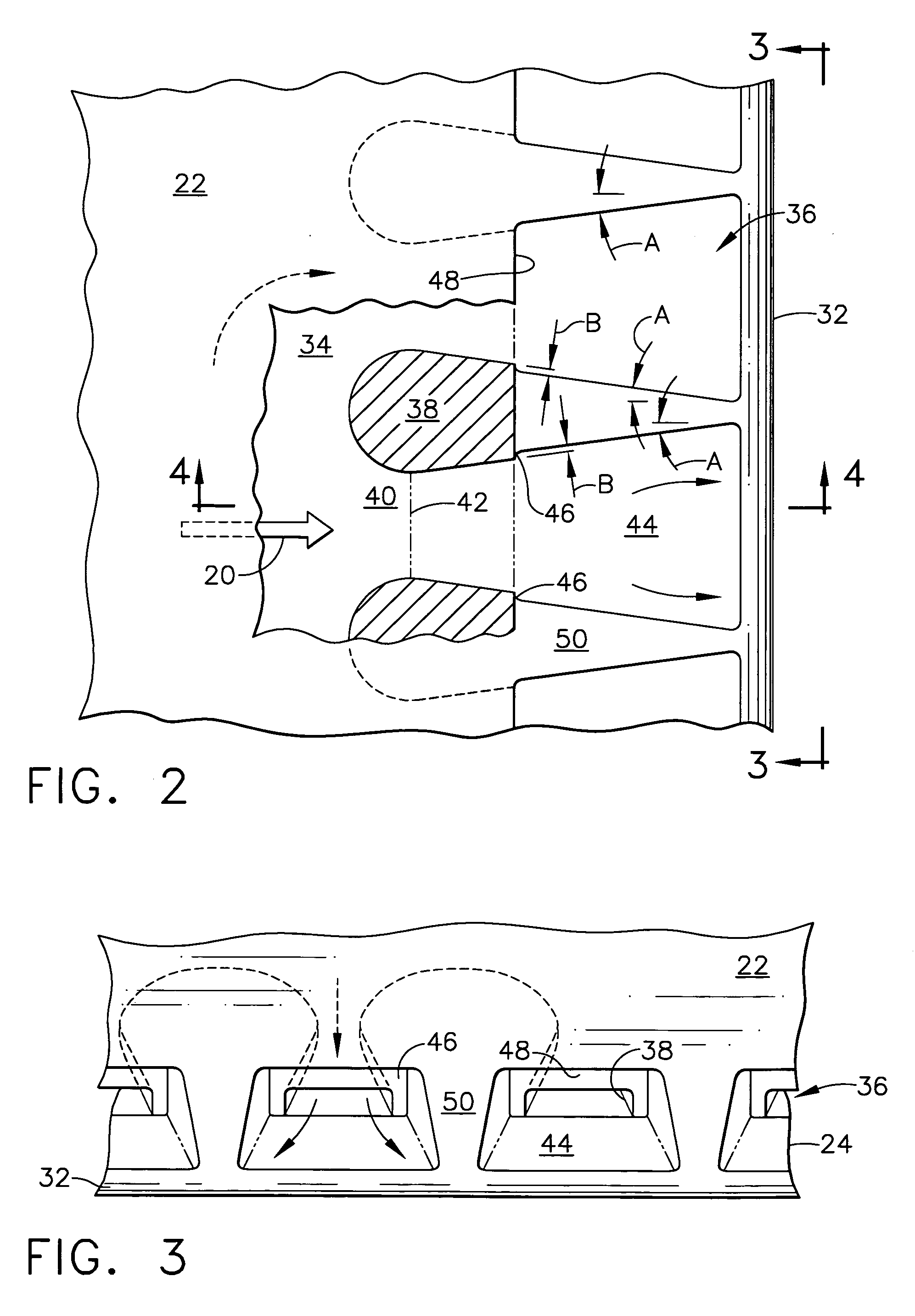 Stepped outlet turbine airfoil