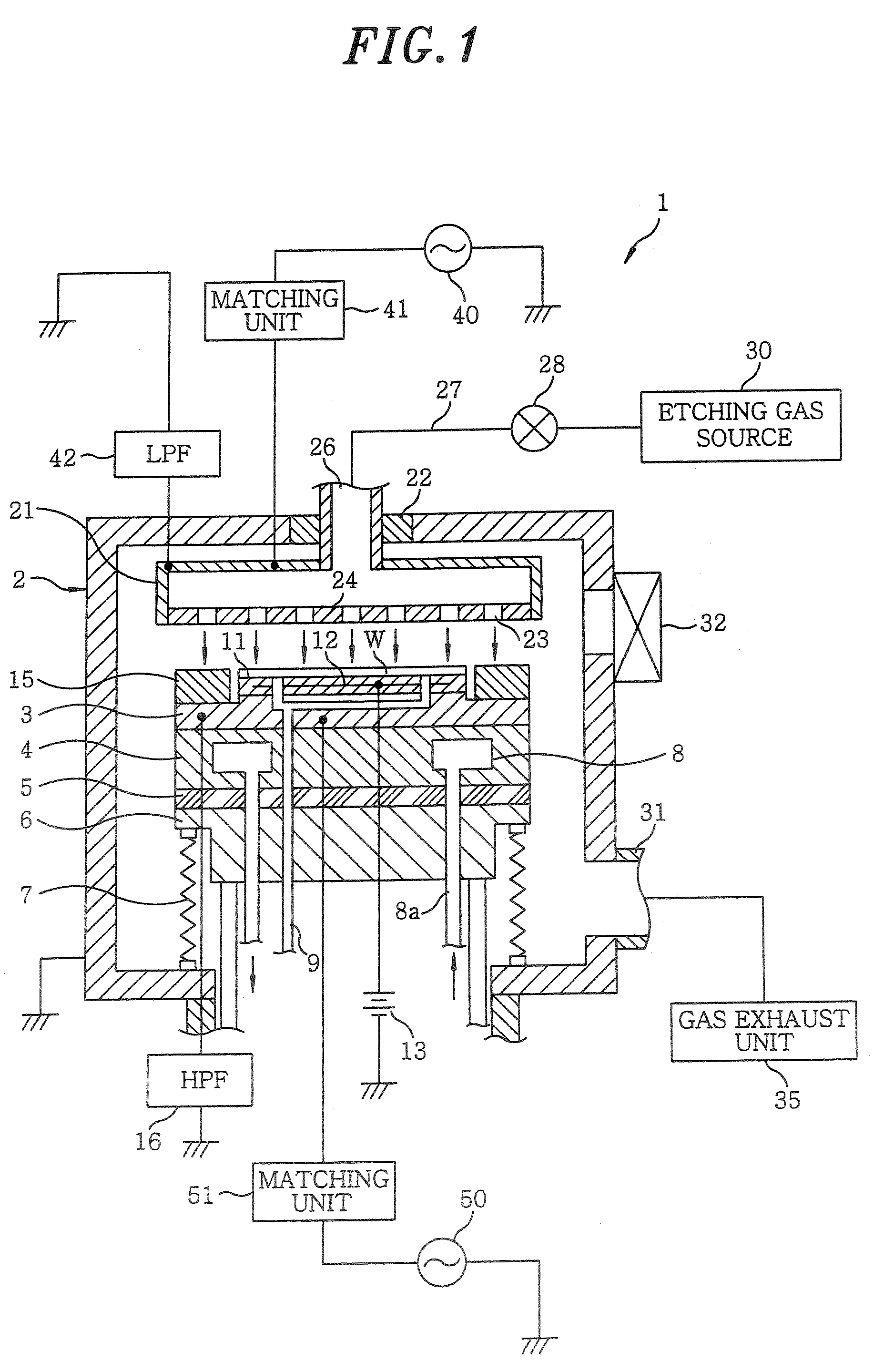 Method for etching an object to be processed