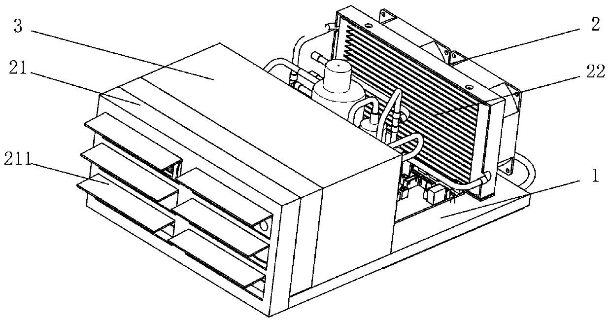 Composite heat dissipation water-cooling-free laser