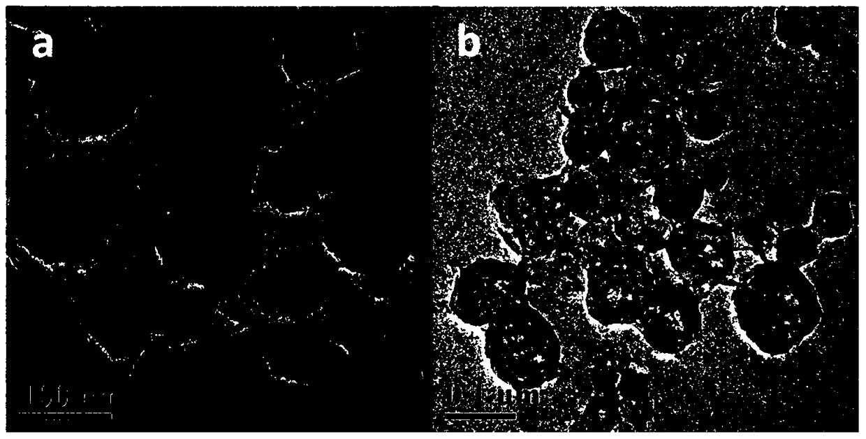 A kind of submicron composite ball and its preparation method and its application as silicone rubber porcelain filler