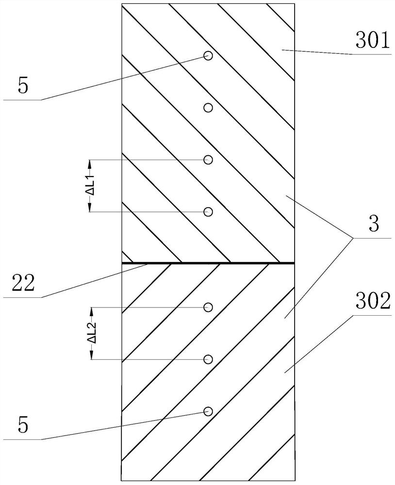 Laser heating measurement device and method for interface heat transfer coefficient and material thermal conductivity