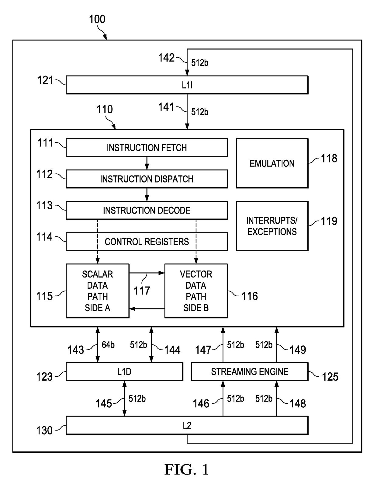 Streaming engine with stream metadata saving for context switching