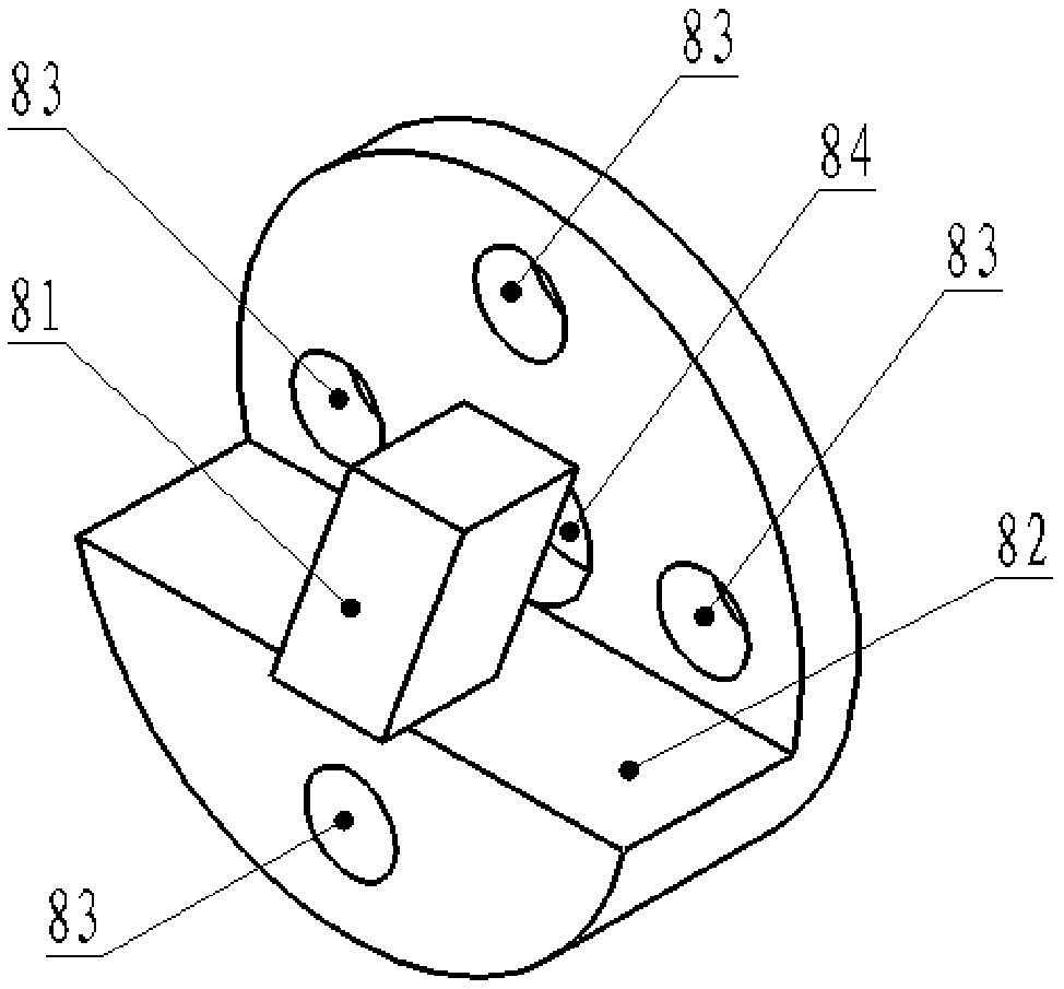 Butt-joint type single-core optical rotating connector with optical fiber collimator and installation method thereof