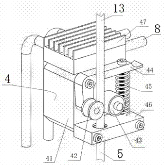 3D (three-dimension) printer for printing vitreous body and printing method