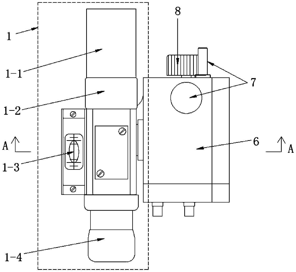 Portable on-tower sag observation device