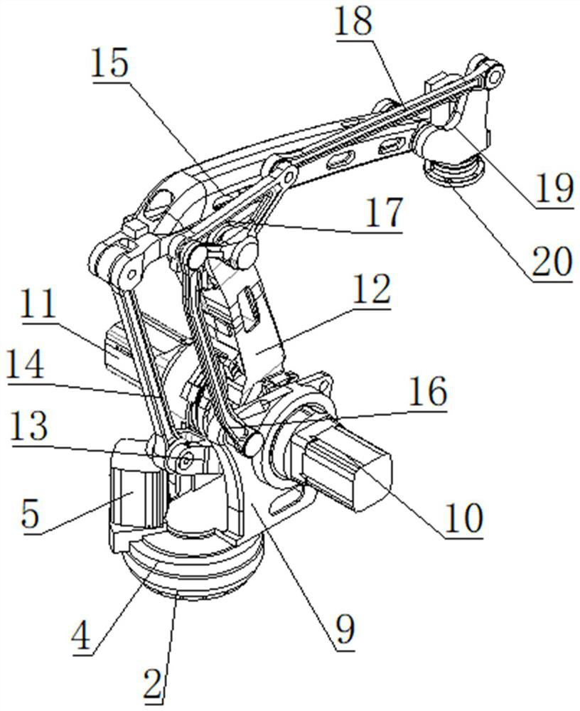 Grabbing equipment of industrial intelligent robot and grabbing method thereof