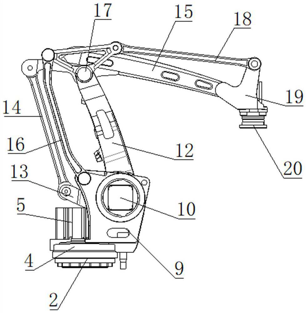 Grabbing equipment of industrial intelligent robot and grabbing method thereof