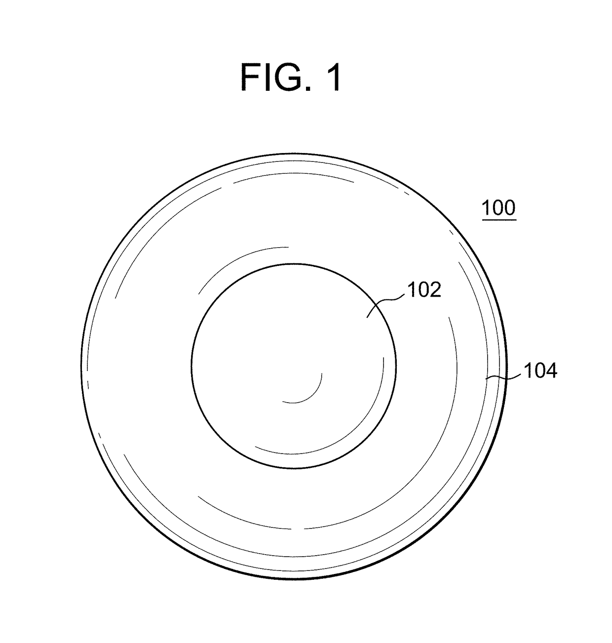 Contact lens with multi-layered pattern