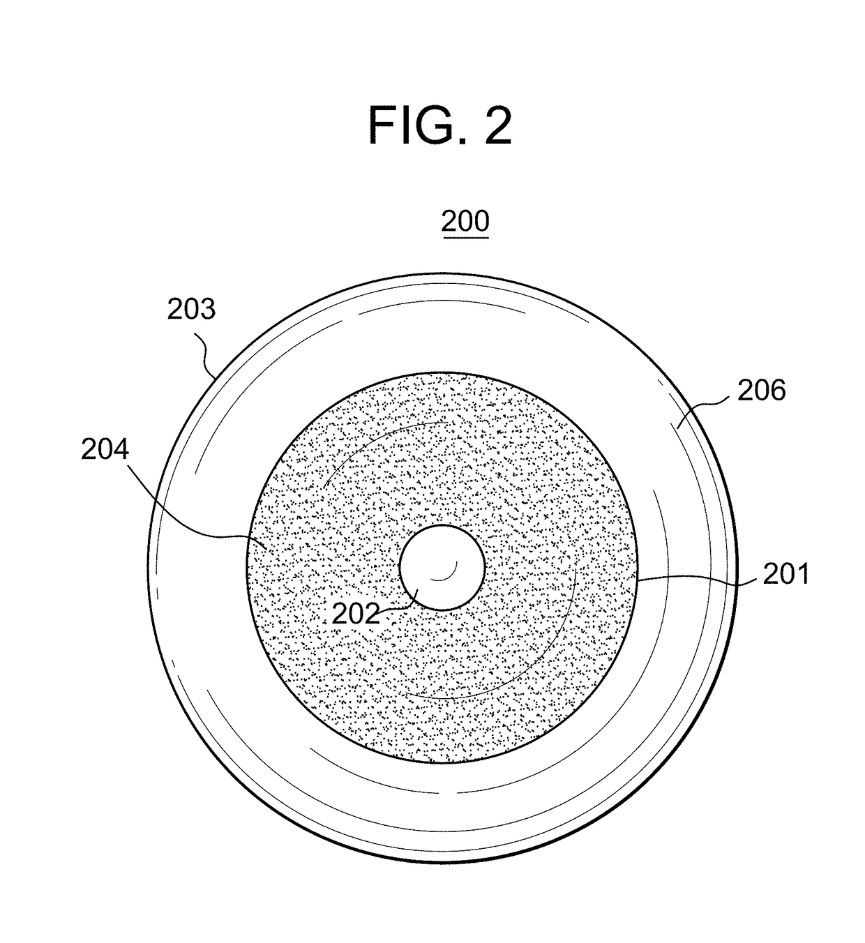 Contact lens with multi-layered pattern