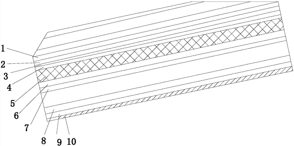 Reinforced bamboo plywood