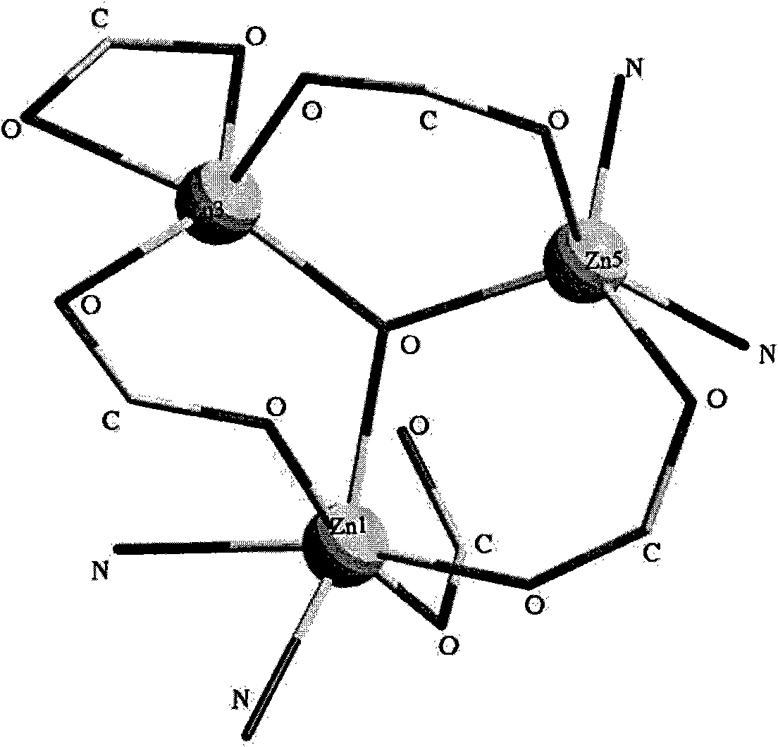 Luminous transition metal organic skeleton structure compound and preparation method thereof