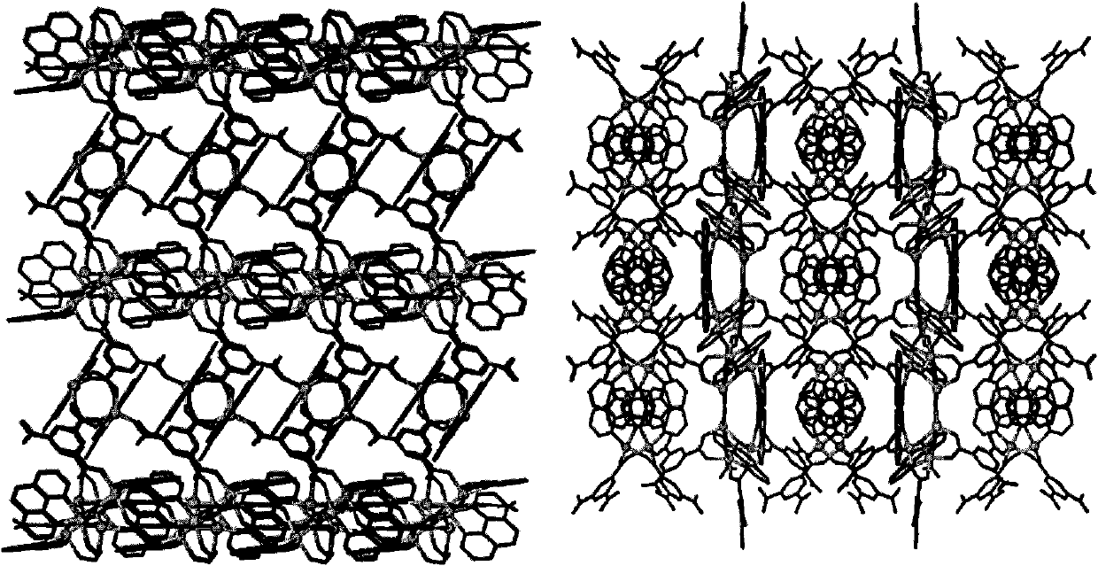 Luminous transition metal organic skeleton structure compound and preparation method thereof