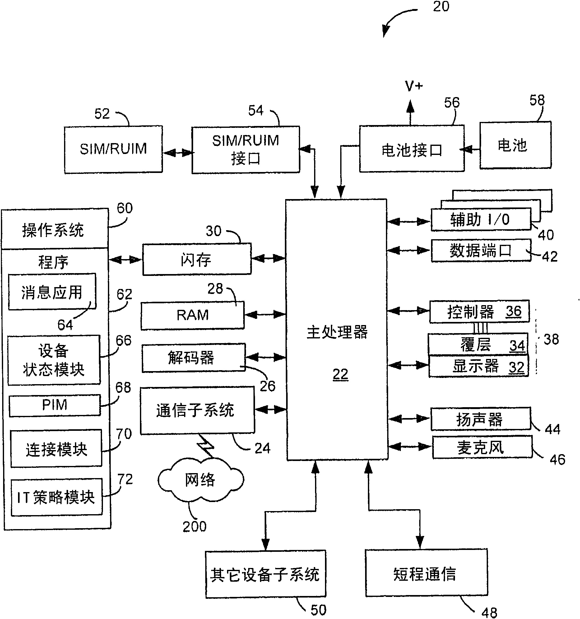 Electronic device comprising touch-sensitive input surface and method of determining user-selected input