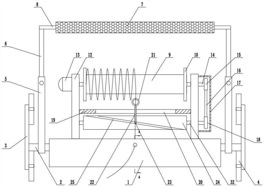 Intelligent take-up device for power construction