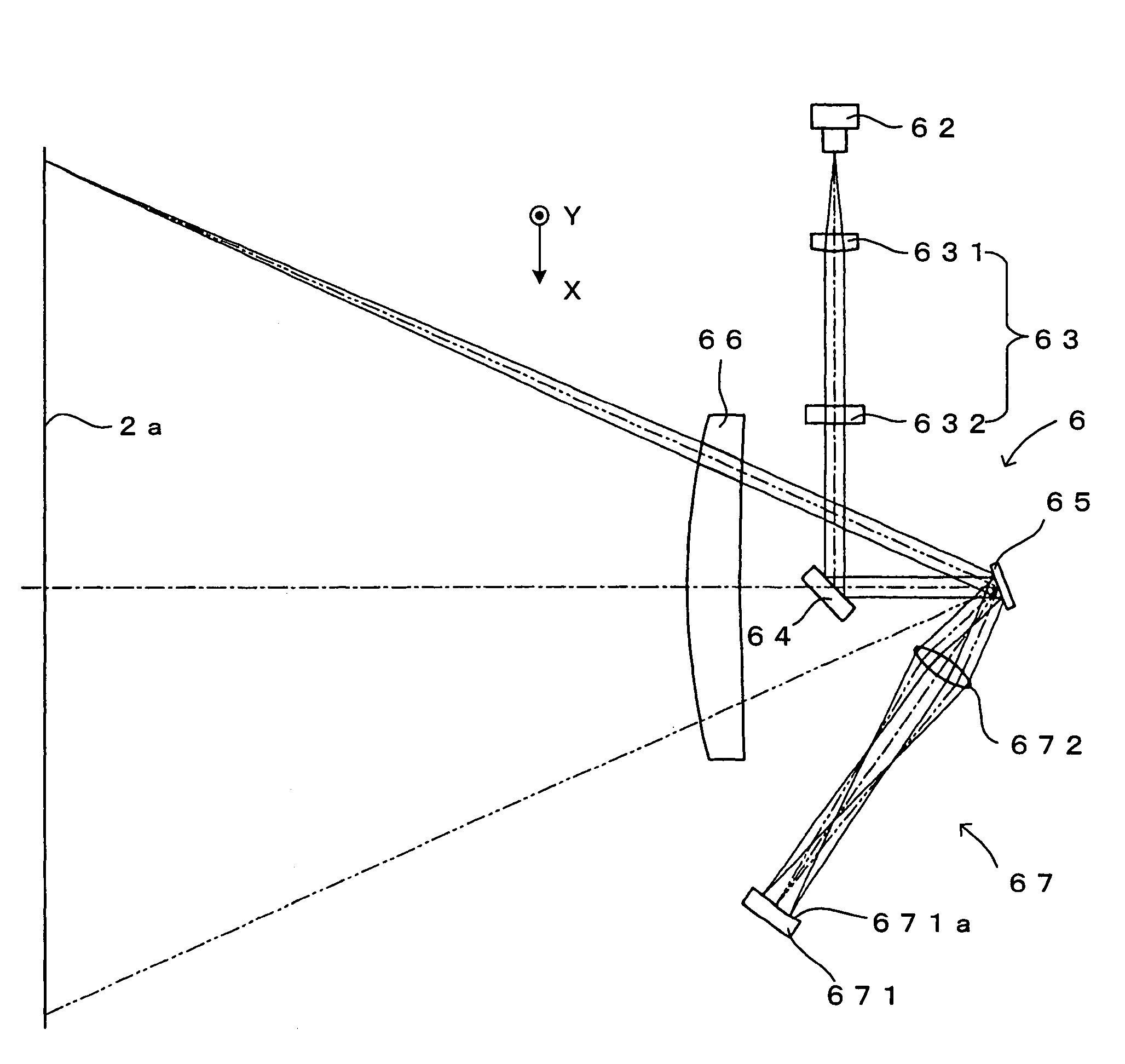 Scanner having scan angle multiplier