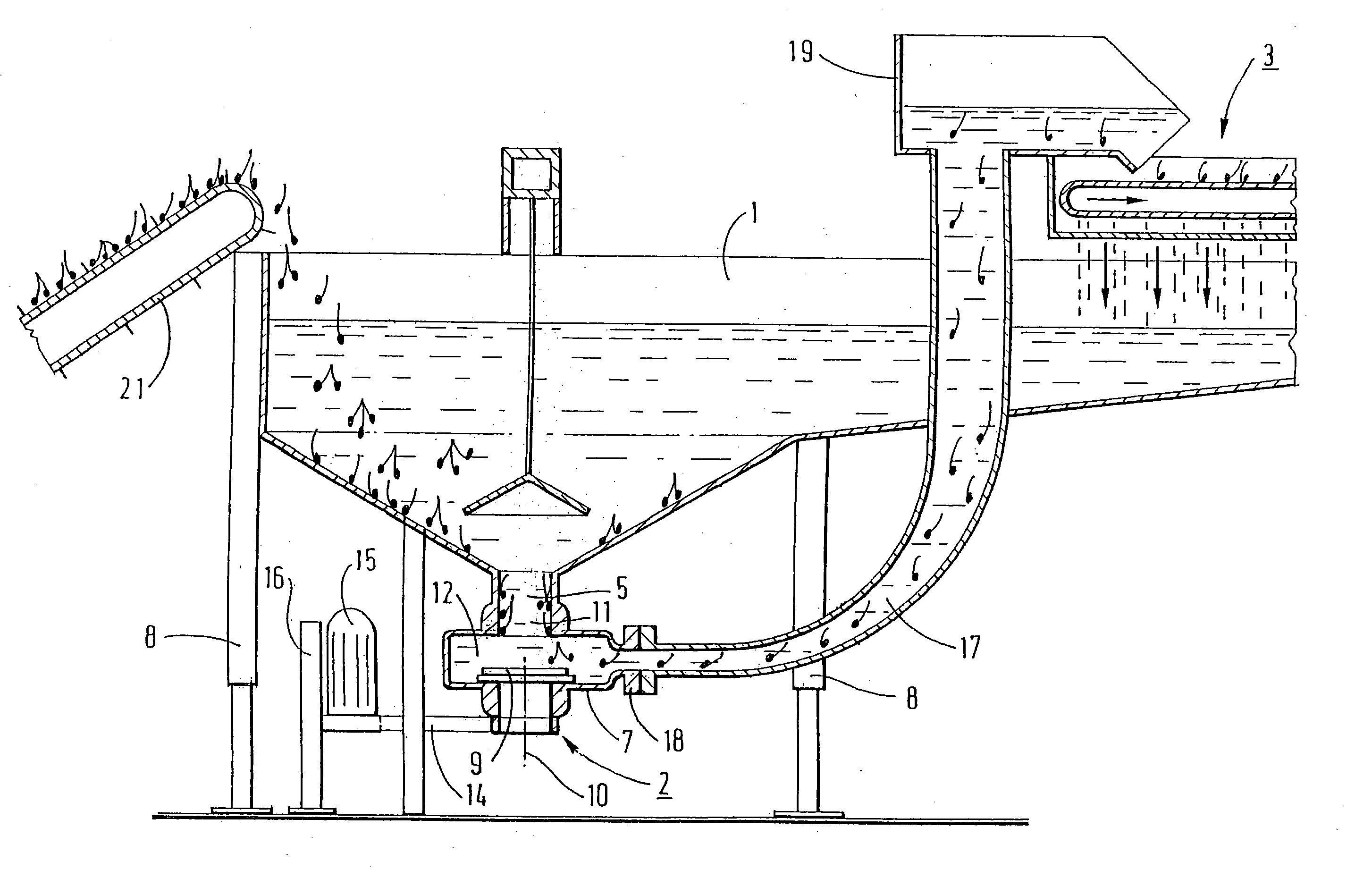 Device for treating fruit