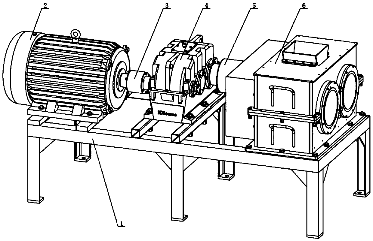 Double-roll biological coal granulator