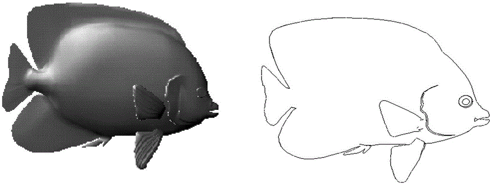 A Feature Enhanced 3D Model Line Rendering Method