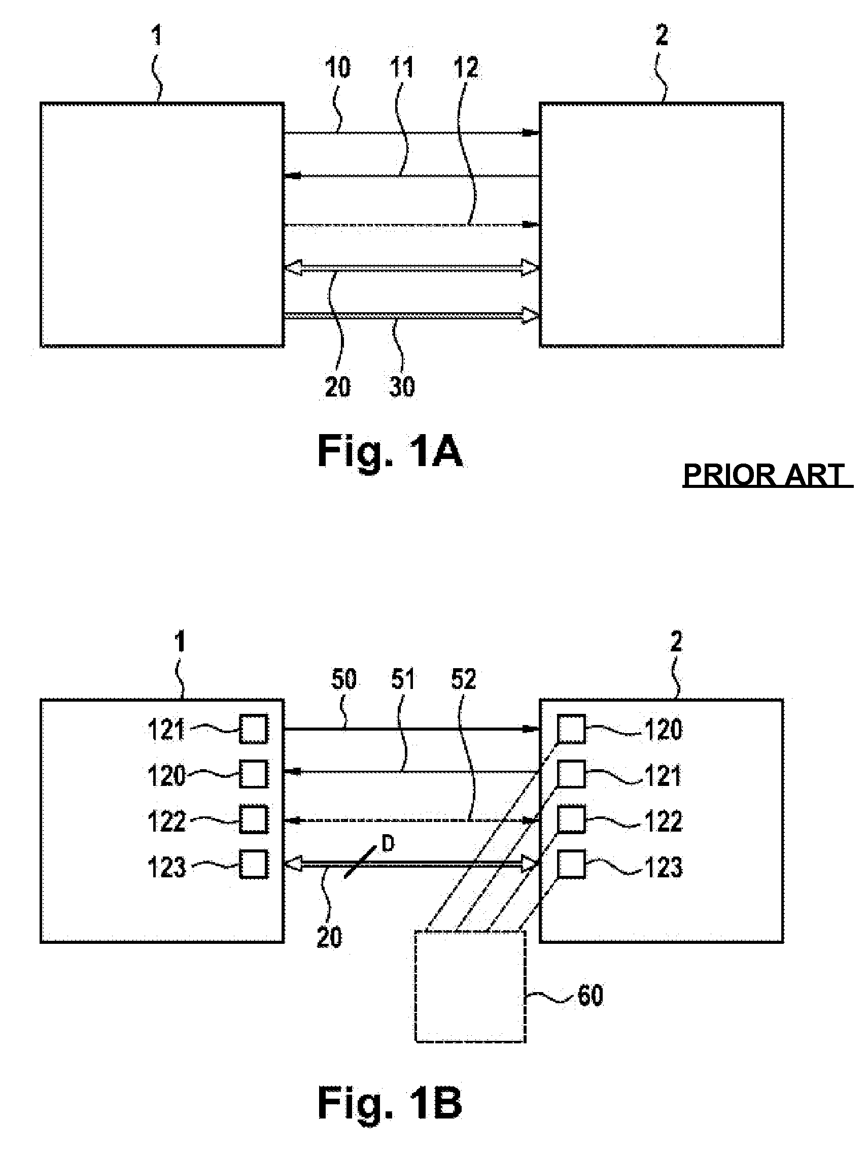 Method and Circuit Arrangement for Transmitting Data Between Processor Modules