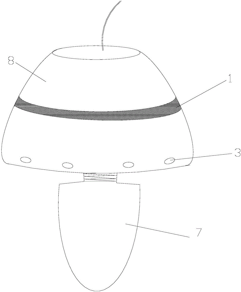 Intelligent induction energy-saving lamp