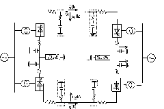 Fault location method by utilizing red and green colors to express traveling wave of DC power transmission circuit malfunction voltage