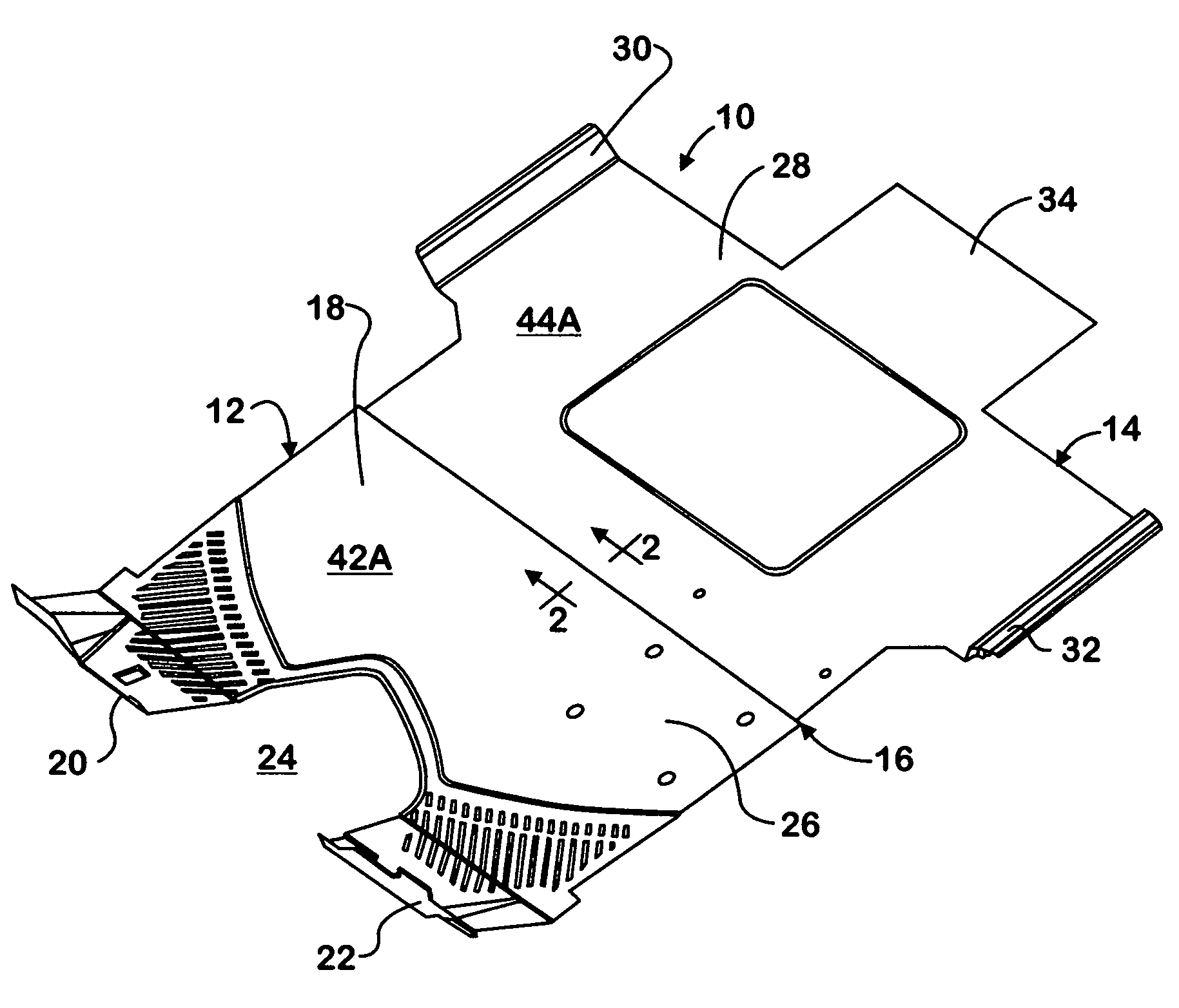 Vehicle floor covering system