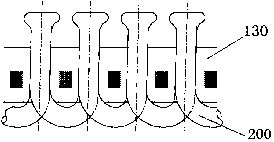 Zipper, garment and container