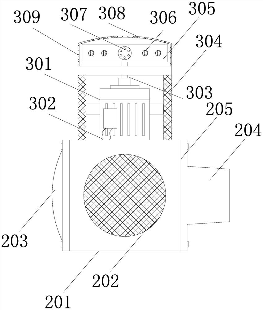 Device for preventing external damage of power transmission line cable