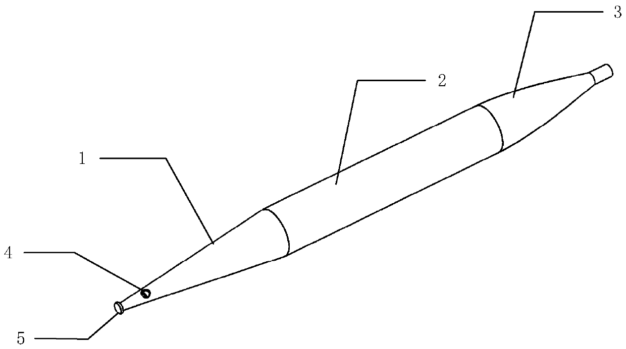 Aircraft active load reduction structure based on cavitator