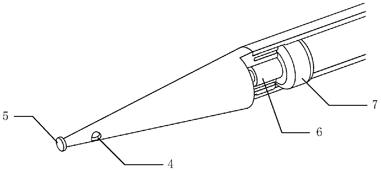 Aircraft active load reduction structure based on cavitator