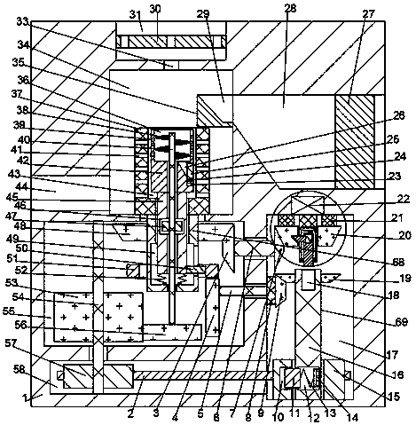 Industrial dehydrator with sewage disposal device based on mechanical principle and use method thereof