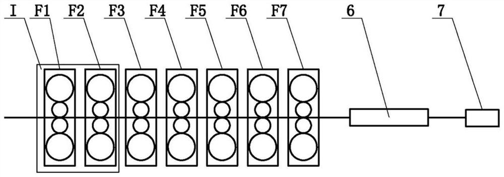 A method for preventing roll marks from producing medium-high carbon hot-rolled strip steel