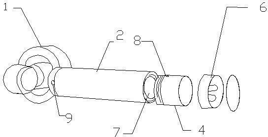 Door lock handle with illuminating function