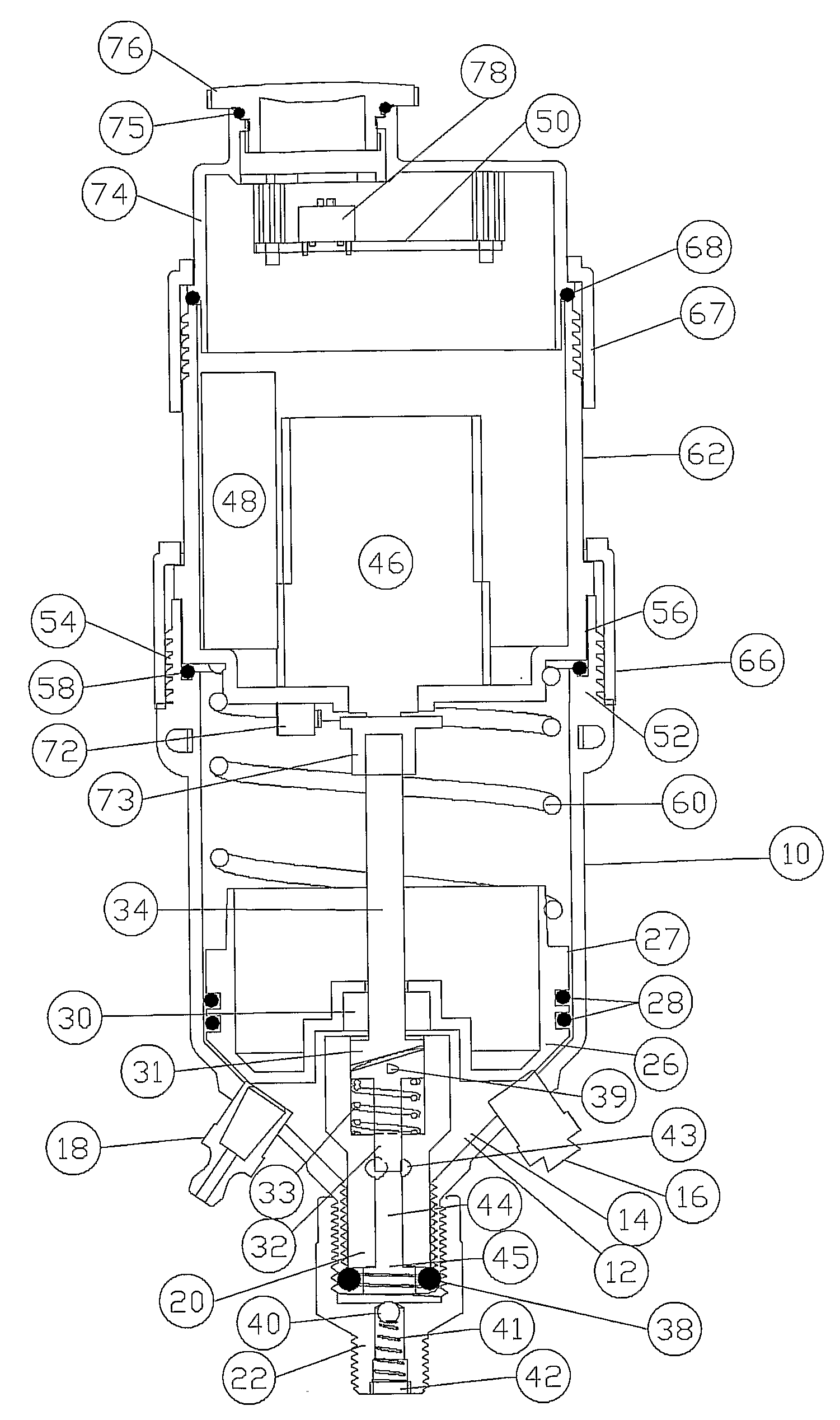 Automatic motor driven in-line piston pump lubricator