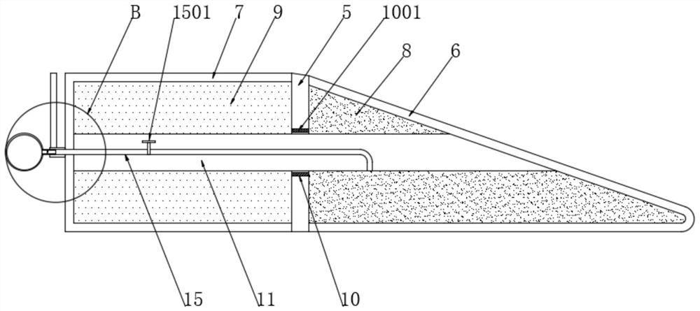 Mobile phone shell based on mobile phone film gap cold suction type ash removal