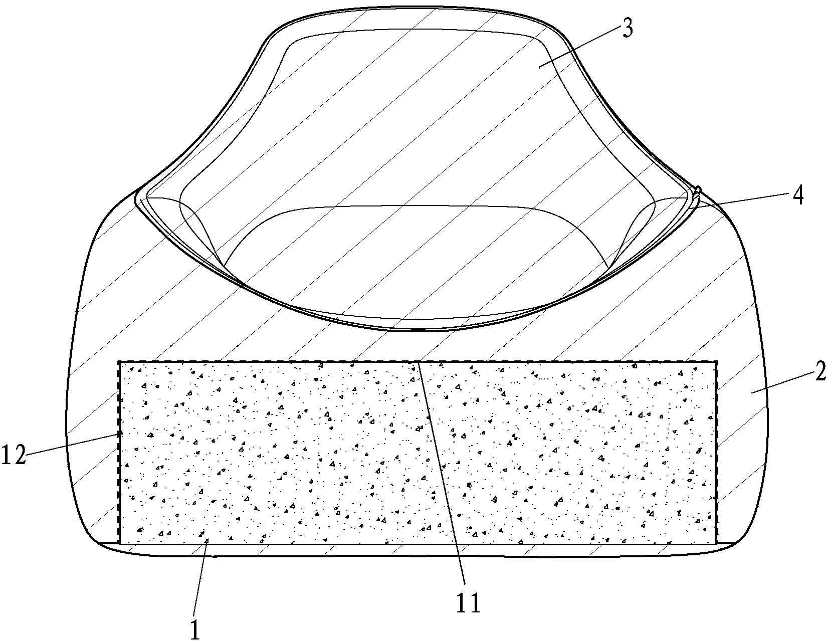 Sponge sofa or sponge stool structure