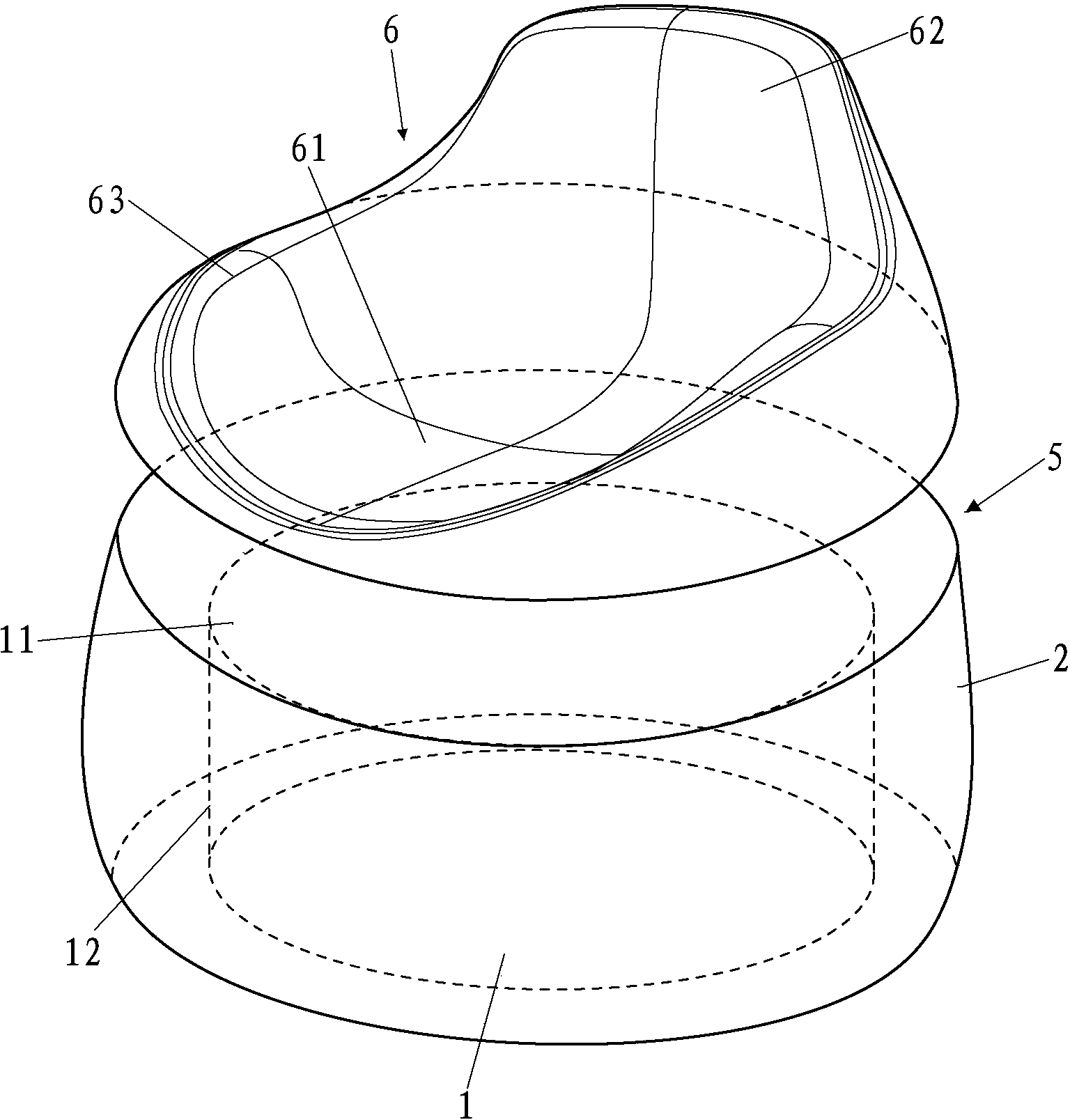 Sponge sofa or sponge stool structure