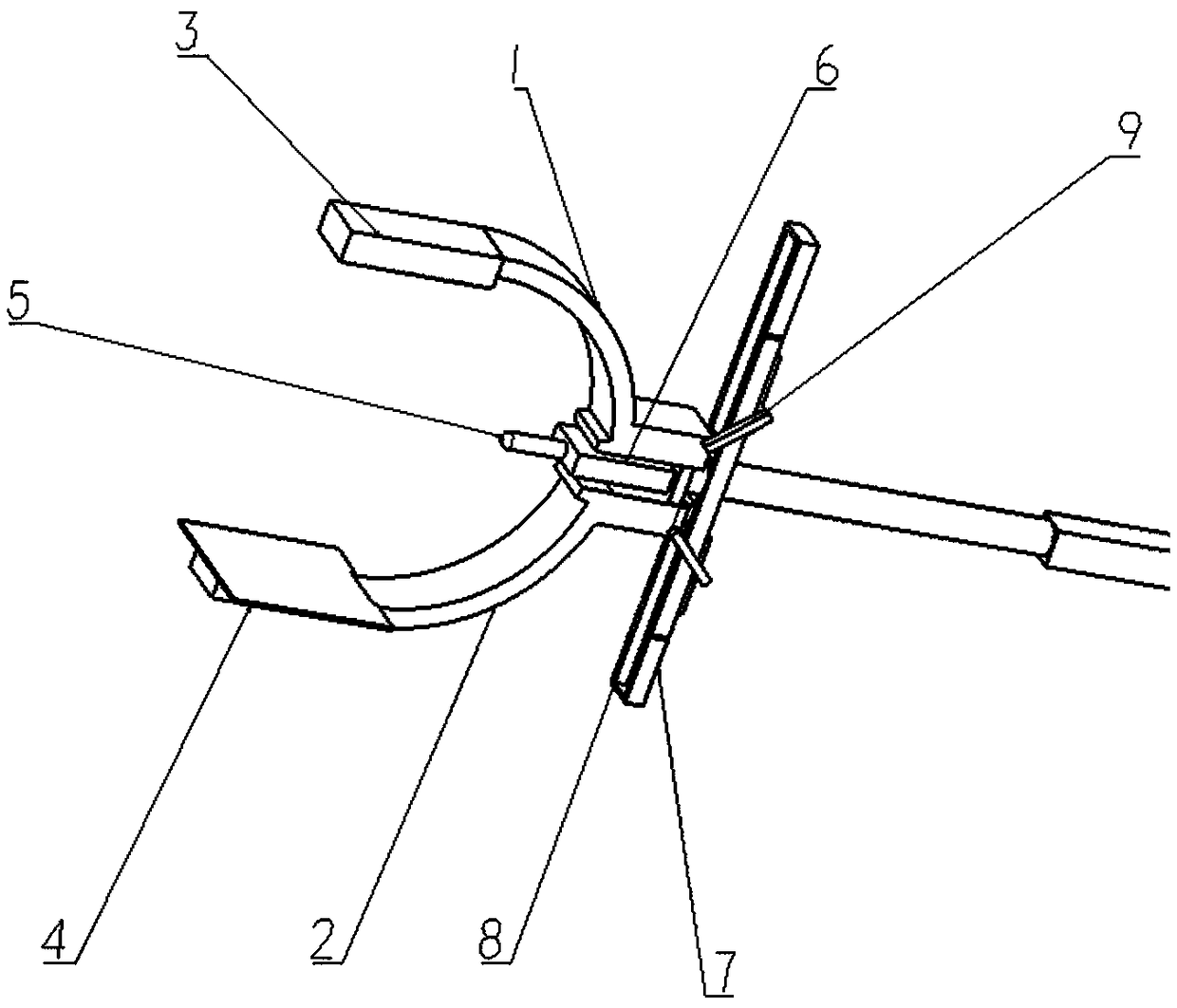 Electric deflection type pesticide-saving electrostatic spraying device and use method thereof