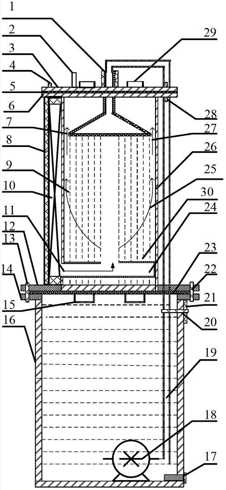 Apparatus for removing trace acidic gas in indoor air, and method and application thereof