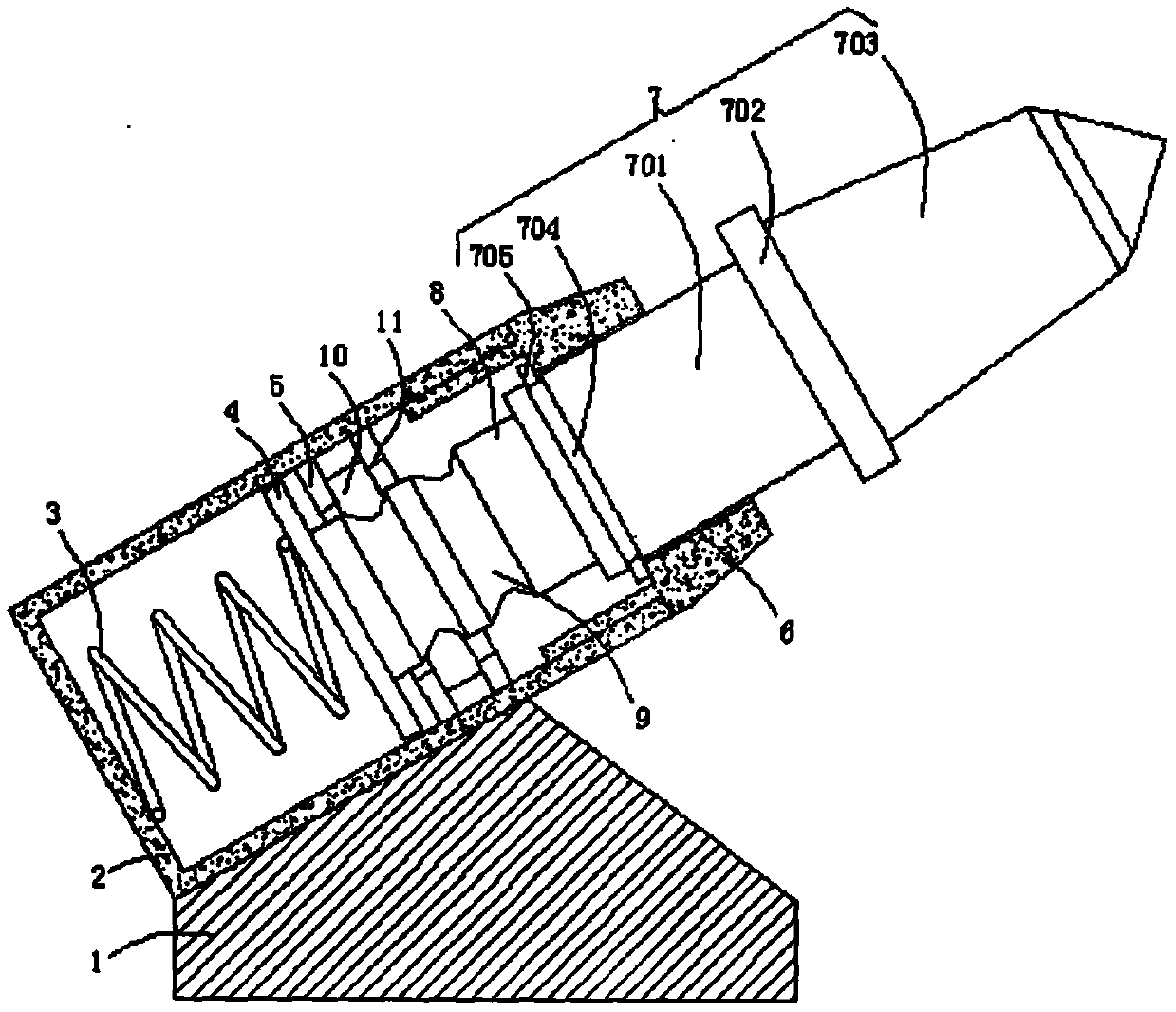 Cantilever type heading machine for coal mining