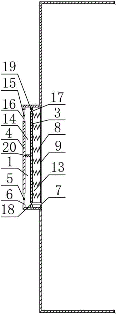 Multi-story building radiation heat exchanging air conditioner wall body