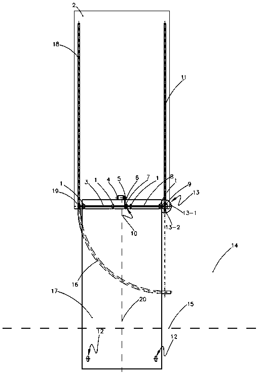 Lower platen forward-moving and rotating device and control method thereof