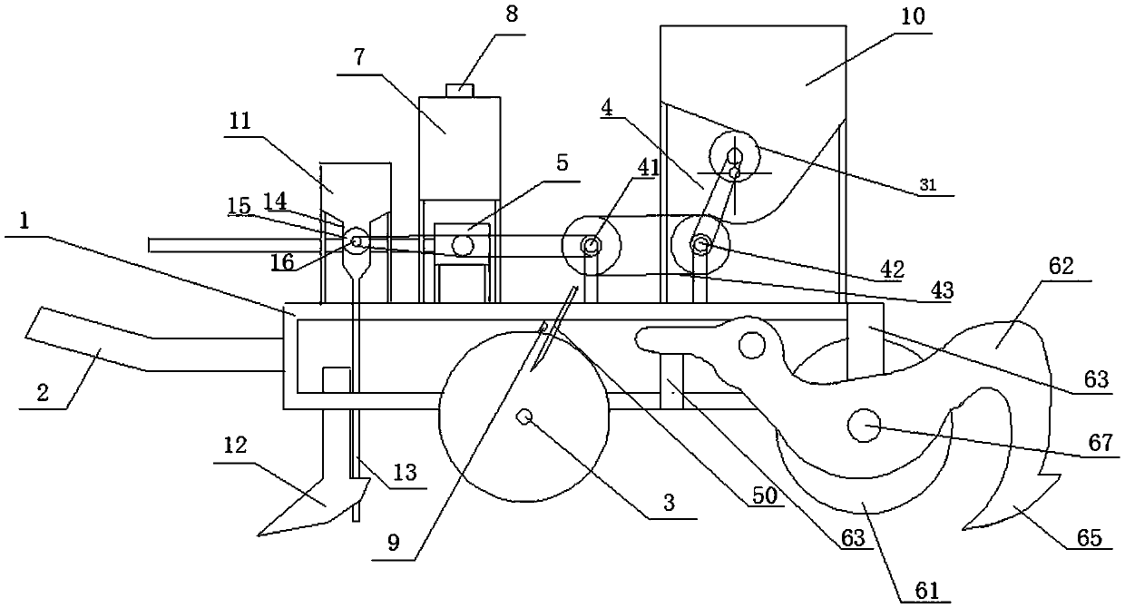 Desert planting comprehensive operating machine