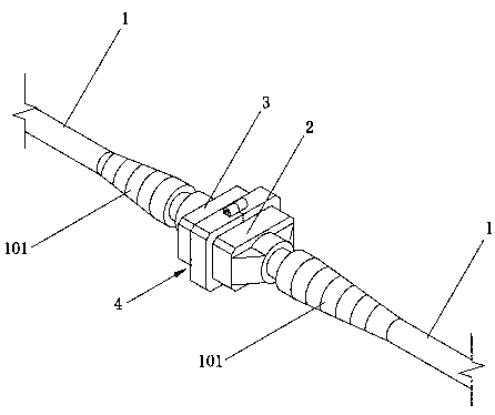 Miniaturized high-density optical fiber connector and production equipment thereof